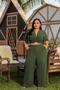 Imagem de Conjunto Cropped e Calça Plus Size