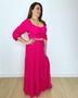 Imagem de Conjunto Cropped Frente Única com Bojo e Saia Longa 3 Marias em Viscose Larissa