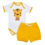 Imagem de Conjunto Curto Baby Tigre Amarelo Conforto para Meninos