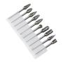 Imagem de Conjunto de 10 Arquivos Rotativos de Tungstênio - Dupla Face para Moldes de Moagem