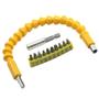 Imagem de Conjunto de 10 Bits de Chave de Fenda com Eixo Flexível Amarelo - Haste Hexagonal de 60mm e 300mm