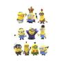 Imagem de Conjunto de 10 Estatuetas Kawaii Minions 3D - Action Figures - Presente Ideal