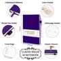 Imagem de Conjunto de 12 Cadernos e Diários Feela A5 - Capa Dura Pautada - Roxo