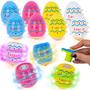 Imagem de Conjunto de 12 peças de Easter Egg Spinning Tops ArtCreativity para crianças