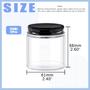 Imagem de Conjunto de 12 Potes de Vidro Glarks (120ml) com Tampas - Ideal para Cosméticos