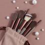 Imagem de Conjunto de 13 Pincel de Maquiagem com 3 Cores - Kit de Sombra e Base
