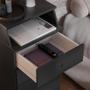 Imagem de Conjunto de 2 Mesa de Cabeceira Luxo II New com 4 Gavetas