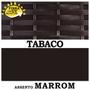 Imagem de Conjunto de 2 Poltronas com Assento Estofado e Mesa Classe A - Marrom Tabaco