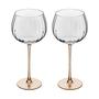 Imagem de Conjunto de 2 Taças de Vinho de Vidro com Haste  Âmbar Classic 720ml - Wolff