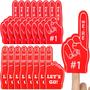 Imagem de Conjunto de 24 dedos Foam Finger Sinmoe Sports Fan Mini Foam Finger