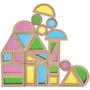Imagem de Conjunto de 24 Peças de Blocos de Construção - Brinquedo Educativo para Mistura de Cores