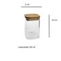 Imagem de Conjunto de 3 potes Hermetico temperos chas 10 x 6cm  250ML