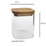 Imagem de Conjunto de 3 potes Hermetico temperos chas 8,5 x 6cm  200ML