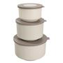 Imagem de Conjunto de 3 Potes Hoop 8,3 x 19,6 x 11 cm / 500ml, 1L, 2L - Coza