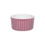 Imagem de Conjunto de 3 Tigelas Ramequin Ramequin Colorido Branco/Rosa