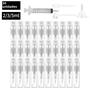 Imagem de Conjunto De 30 Frascos De Spray Plástico Transparente 2/3/5ml Com Pipeta, Funil, Dispenser E
