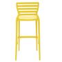 Imagem de Conjunto de 4 Cadeiras Plásticas Tramontina Sofia Alta Residência em Polipropileno e Fibra de Vidro Amarelo