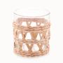 Imagem de Conjunto de 4 Copos Baixos de Vidro com Sisal 320ml