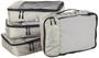 Imagem de Conjunto de 4 Cubos de Viagem Amazon Basics - Leve e Cinza
