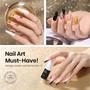 Imagem de Conjunto de 4 Esmaltes em Gel Nail Art Liner - Cores Clássicas