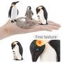 Imagem de Conjunto de 4 Estatuetas de Pinguins WONWONTOYS - Ciclo de Vida