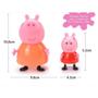 Imagem de Conjunto de 4 Figuras de Ação Peppa Pig - Brinquedos de Anime para Crianças