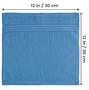 Imagem de Conjunto de 4 Panos de Lavagem Utopia Towels Premium - 100% Algodão 30x30cm