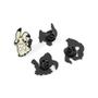 Imagem de Conjunto De 4 Pins De Esmalte De Animais De Desenho Animado Engraçado Mimikyu Broche Para Carteira