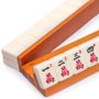 Imagem de Conjunto de 4 Prateleiras para Jogos de Mahjong - Madeira de Pinho Escuro (18cm)