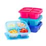 Imagem de Conjunto de 4 Recipientes Bentgo Easyboxes com 8 Peças - Ideal para Lanches