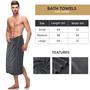 Imagem de Conjunto de 4 Toalhas de Banho Utopia Towels - 100% Algodão 600 g/m² (Cinza)