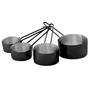 Imagem de Conjunto De 4 Xícaras Medidoras Aço Inox Onix - Mimo Style