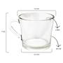 Imagem de Conjunto De 4 Xícaras Para Café Chá 185ml Com Alça Resistente Sem Pires