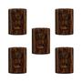 Imagem de Conjunto de 5 Interruptores de 1 Tecla Simples e Tomada 2p+t 20a , Modular, com Placa 4x2 e Suporte