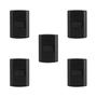 Imagem de Conjunto de 5 Interruptores de 1 Tecla Simples, Modular, com Placa 4x2 e Suporte