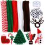 Imagem de Conjunto de 550 Limpa-Pipas de Natal UPINS com Hastes de Chenille