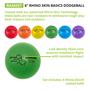 Imagem de Conjunto de 6 Bolas de Dodgeball Champion Sports Rhino Skin Basic