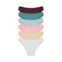 Imagem de Conjunto de 6 Calcinhas de Algodão Listradas - Lingerie Sexy e Confortável