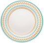 Imagem de Conjunto de 6 pratos fundos 21,5cm Donna Louros Biona Oxford jogo de pratos cerâmica 