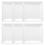 Imagem de Conjunto de 6 Pratos Rasos 26,5x26,5cm Oxford Quartier White