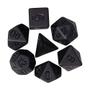 Imagem de Conjunto de 7 dados - All Black - RPG