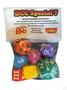 Imagem de Conjunto de 7 Dados de RPG Raros e Incomuns - Aprovado para Dungeon Crawl Classics (DCC)