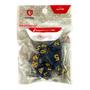 Imagem de Conjunto de 7 Dados RPG  Glitter Azul e Dourado  Central
