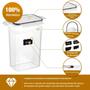 Imagem de Conjunto de 7 Recipientes Herméticos para Alimentos - Sem BPA - com Adesivos e Caneta