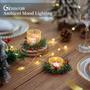 Imagem de Conjunto de 8 Castiçais Tealight Glasseam com Anéis para Velas