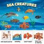 Imagem de Conjunto de 8 Estatuetas de Criaturas Marinhas Toymany - Brinquedo Educativo para Crianças