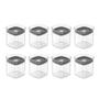 Imagem de Conjunto de 8 Potes Herméticos Block Natural 150ml - Ou