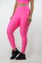 Imagem de Conjunto de Academia Legging com forro e Top bojo rosa P