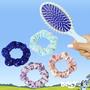 Imagem de Conjunto de Acessórios de Cabelo LUV HER Bluey - Escova Desembaraçadora com 4 Elásticos