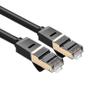 Imagem de Conjunto de Acessórios de Rede Cat7 - Cabo de Rede Lan Blindado com Conectores Banhados a Ouro (5m)